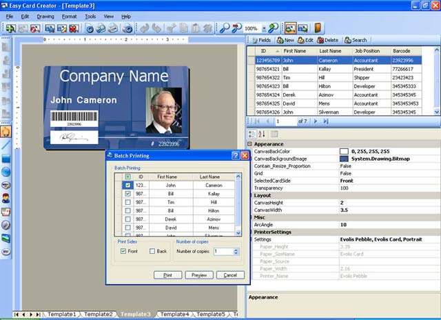 Windows 7 Easy Cards Creator Professional 15.25.110 full